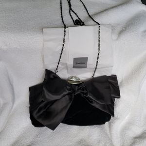 Velvet evening shoulder bag